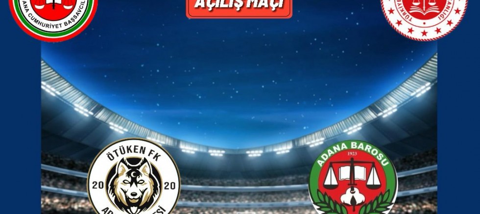 Adana Cumhuriyet Başsavcılığı Futbol Turnuvası Başlıyor