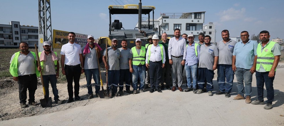 BAŞKAN DEMİRÇALI ASFALT ÇALIŞMALARINI YERİNDE İNCELEDİ