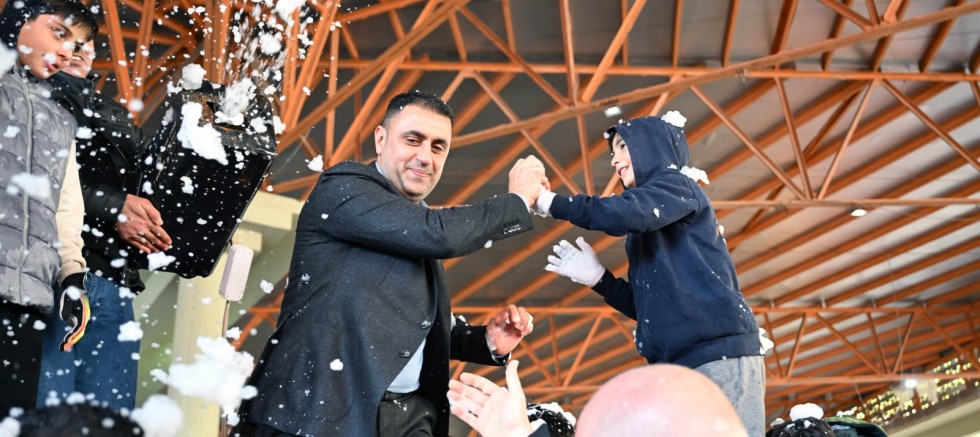 KOZAY, ÇOCUKLAR İÇİN TOROSLARDAN KAR GETİRTTİ