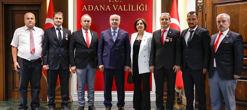 ŞEHİT VE GAZİ DERNEKLERİNDEN VALİ KÖŞGER’E “GAZİLER GÜNÜ” ZİYARETİ