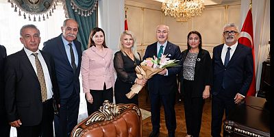 19 EKİM MUHTARLAR GÜNÜ DOLAYISIYLA VALİ KÖŞGER’E ZİYARET