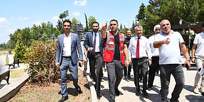 BAŞKAN KOZAY SÖZ VERDİĞİ GİBİ ÇUKUROVA SOKAKLARINDA