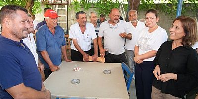 BAŞKAN OYA TEKİN HALKLA İÇİÇE..