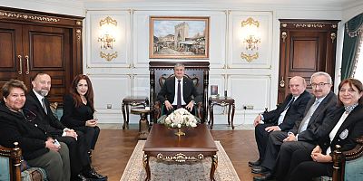 Çukurova Gazeteciler Cemiyeti’nden Vali Mustafa Yavuz’a “hayırlı olsun” ziyareti 