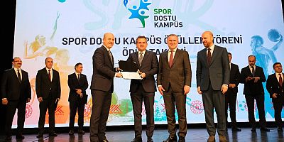 Çukurova Üniversitesi “Spor Dostu Kampüs” Ödülü Aldı