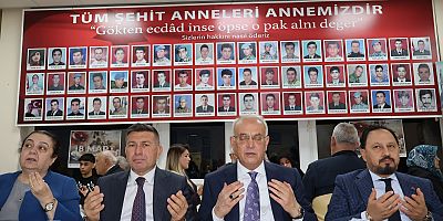 MHP İl Başkanı Yusuf Kanlı şehit aileleriyle iftar yaptı   