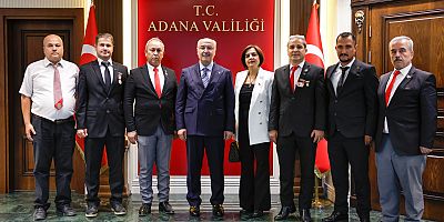 ŞEHİT VE GAZİ DERNEKLERİNDEN VALİ KÖŞGER’E “GAZİLER GÜNÜ” ZİYARETİ