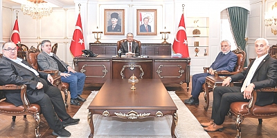YEREL MEDYA GÜÇ BİRLİĞİ PLATFORMU'NDAN ADANA VALİSİ MUSTAFA YAVUZ’A ZİYARET