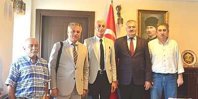 YEREL MEDYA GÜÇBİRLİĞİ PLATFORMU'NDAN MİLLİ EĞİTİM MÜDÜRÜ'NE ZİYARET..