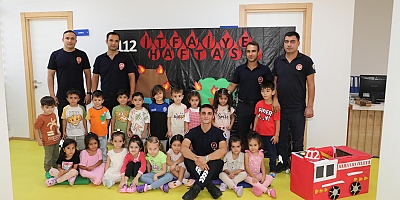 YÜREĞİRLİ MİNİKLERE İTFAİYE EĞİTİMİ
