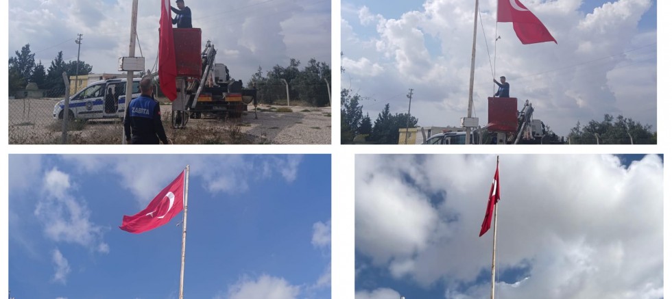 Yumurtalık’ta ‘Bayrak’ coşkusu…